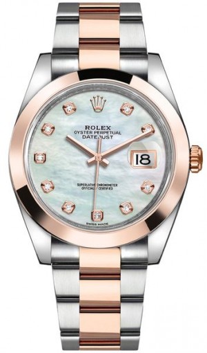 Rolex Datejust 41 Orologio da uomo con quadrante in madreperla 126301