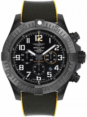 Breitling Avenger Hurricane Volcano Vulcano Nero Orologio da uomo con quadrante nero XB0170E4/BF29-257S