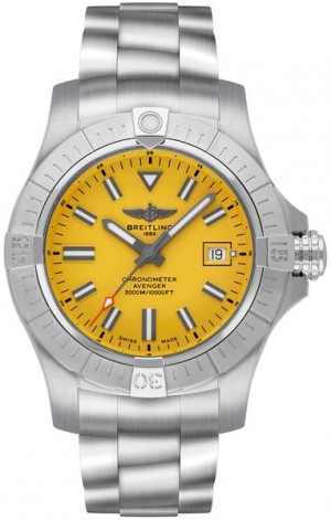 Orologio Breitling Avenger Seawolf Yellow Dial Orologio da uomo con quadrante giallo A17319101I1A1