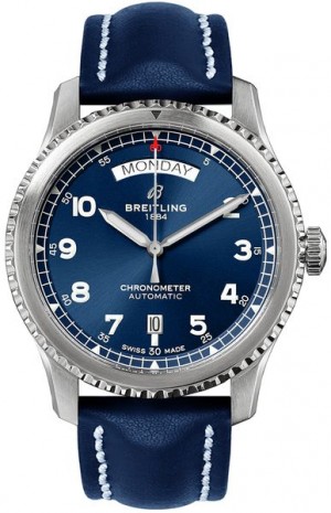 Breitling Aviator 8 Day Date 41 Orologio da uomo A45330101C1X3