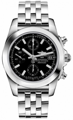 Breitling Chronomat 38 Black Dial Orologio da donna con quadrante nero W1331012/BD92-385A