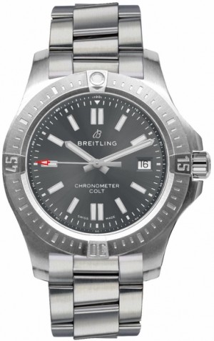 Orologio Breitling Chronomat Colt Automatic Grey Dial Orologio da uomo 41 A17313101F1A1