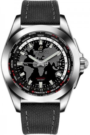Breitling Galactic Unitime Trophy Orologio da uomo nero WB3510U4/BD94-109W