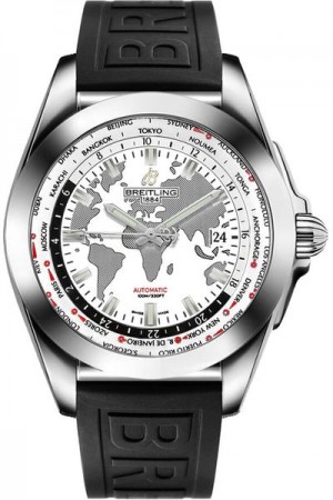 Breitling Galactic Unitime White Dial Orologio da uomo con quadrante bianco WB3510U0/A777-152S