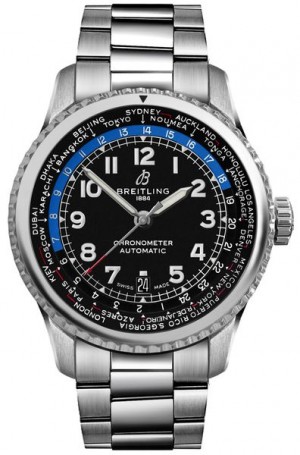 Breitling Aviator 8 B35 Unitime 43mm Unitime Orologio da uomo AB3521U41B1A1