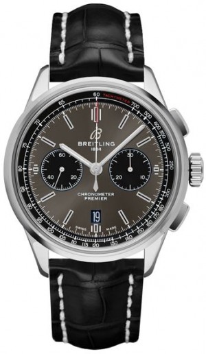 Breitling Premier B01 Cronografo 42 Grigio AB0118221B1P2