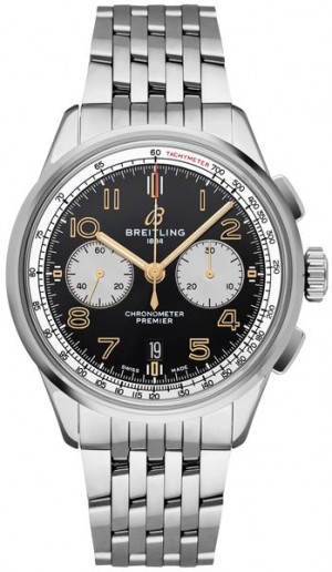 Breitling Premier B01 42 Orologio da uomo in acciaio AB0118A21B1A1