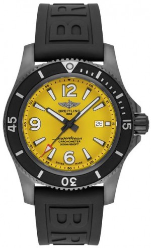 Breitling Superocean 46 Orologio da uomo in acciaio nero M17368D71I1S1