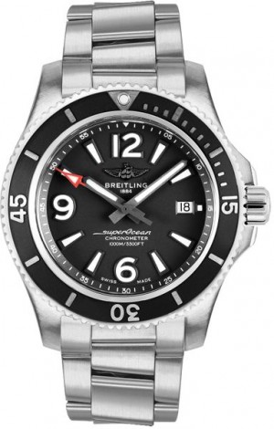 Breitling Superocean Automatic 44 Black Dial Orologio da uomo Orologio A17367D71B1A1
