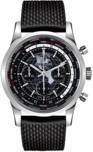 Breitling Transocean Chronograph Unitime Orologio di lusso da uomo AB0510U4/BE84-256S