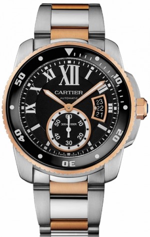 Cartier Calibre de Cartier Diver Orologio da uomo in oro rosa 42mm W7100054