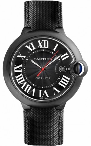 Orologio da uomo Cartier Ballon Blue 42mm Quadrante nero WSBB0015