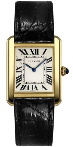 Orologio da donna Cartier Tank Solo 18k Yellow Gold W5200002