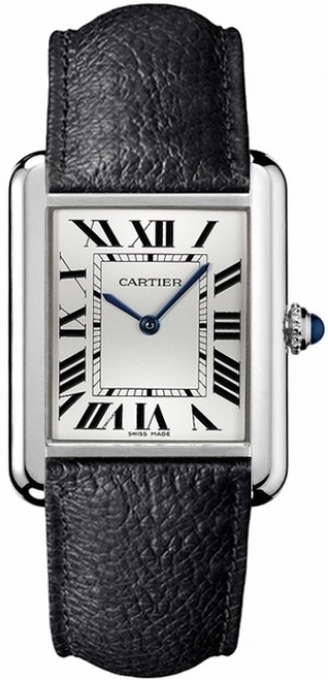 Cartier Tank Solo Steel Roman Numeral Dial Orologio da uomo o da donna WSTA0028