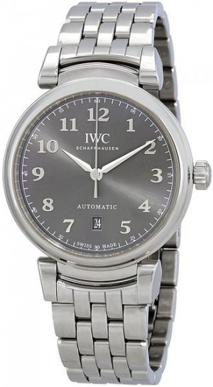 Orologio IWC Da Vinci Automatic Grey Dial 40MMM Orologio da uomo IW356602