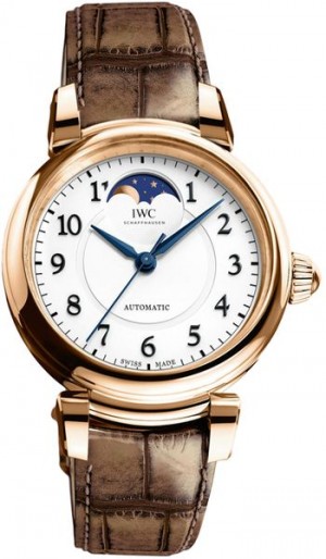Orologio IWC Da Vinci Automatic Moon Phase 36 Rose Gold Donna IW459308