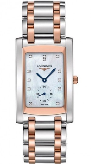 Longines DolceVita White Pearl & Diamond Dial Orologio da uomo L5.655.5.88.7