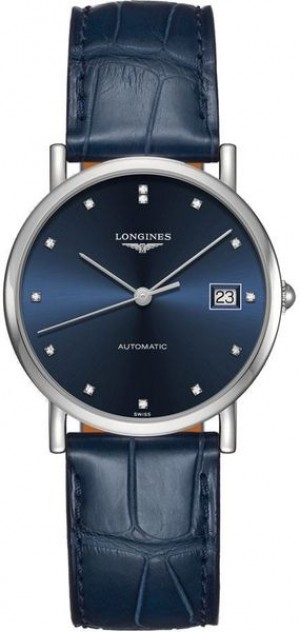 Longines Elegant Collection Orologio da donna con diamanti da 34,5 mm L4.809.4.97.2