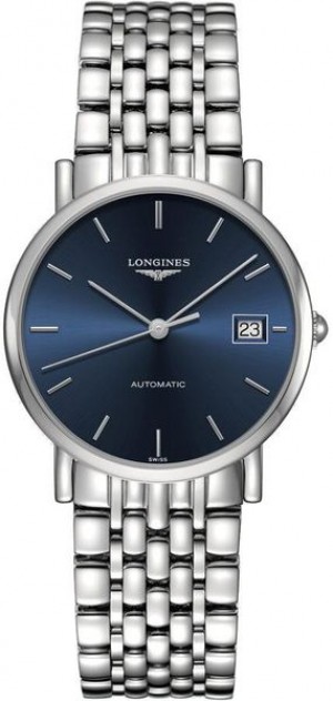 Longines Elegant Collection Orologio da donna con quadrante blu L4.809.4.92.6