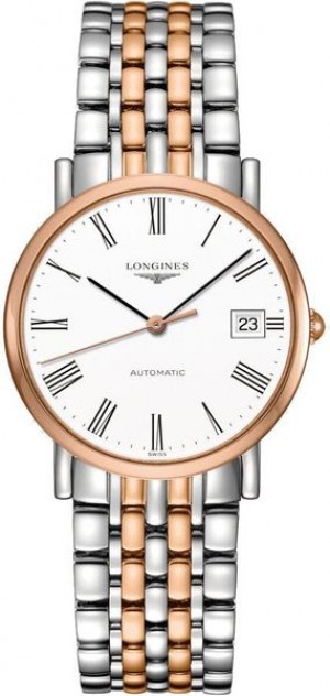 Orologio Longines Elegant Rose Gold & Steel Donna L4.809.5.11.7