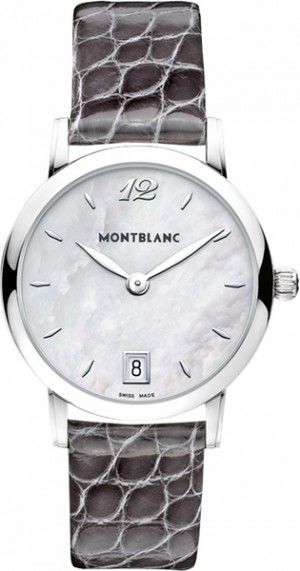 MontBlanc Star Classique Pearl White Quadrante bianco perle Orologio da donna 108766