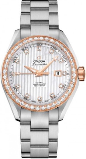 Orologio di lusso Omega Seamaster Aqua Terra Diamond Donna 231.25.34.20.55.003