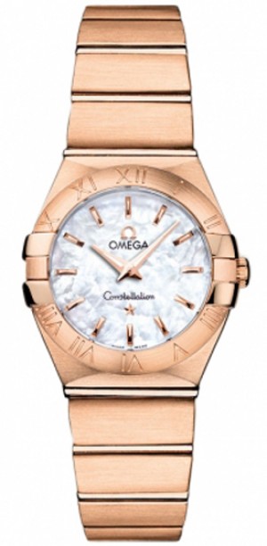 Omega Constellation Orologio da donna di lusso in oro rosa massiccio 123.50.24.60.05.001