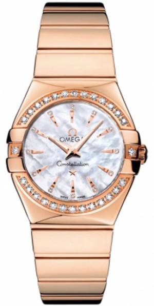 Orologio Omega Constellation Rose Gold Diamond Donna 123.55.27.60.55.006