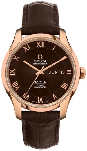 Omega De Ville Brown Dial Orologio da uomo 431.53.41.22.13.001