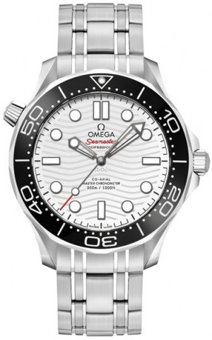 Omega Seamaster Diver 300M White Dial Orologio da uomo 210.30.42.20.04.001