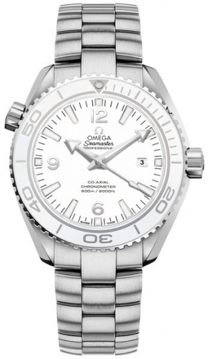 Omega Seamaster Planet Ocean White Dial Orologio di medie dimensioni 232.30.38.20.04.001
