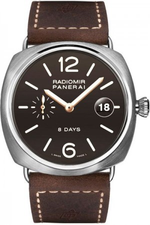 Orologio Panerai Radiomir Brown Dial Orologio da uomo con quadrante marrone PAM00346