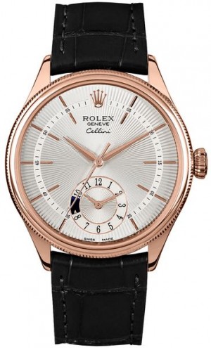 Orologio Rolex Cellini Double Time Double Bezel Uomo 50525