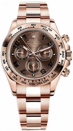 Orologio Rolex Cosmograph Daytona Brown Dial Uomo 116505