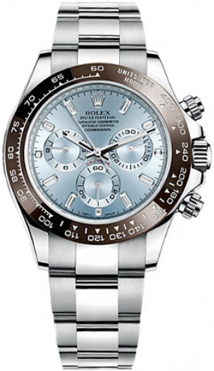 Rolex Cosmograph Daytona Ice Blue Dial Orologio da uomo 116506