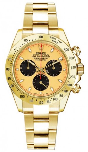 Orologio Rolex Cosmograph Daytona Yellow Gold Uomo 116528