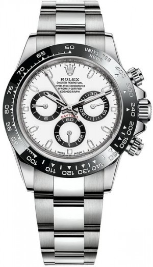 Rolex Cosmograph Daytona Orologio Panda Rolex Cosmograph Daytona White Dial Uomo 116500LN