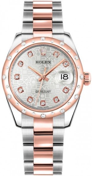 Rolex Datejust 31 Orologio in acciaio inossidabile e oro rosa 178341