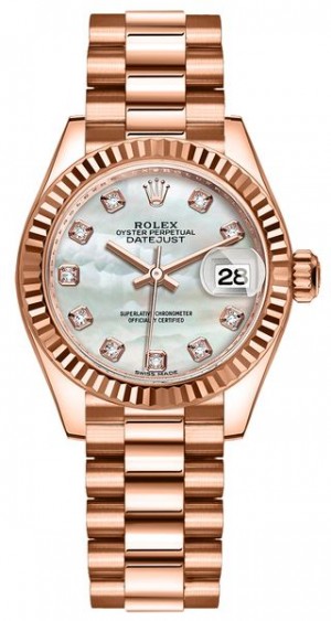 Rolex Lady-Datejust 28 Madreperla Orologio da donna 279175