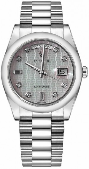 Orologio Rolex Day-Date 36 Platino Madreperla 118206