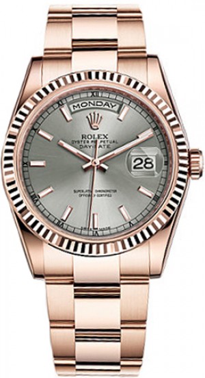 Rolex Day-Date 36 Orologio automatico in oro rosa 118235