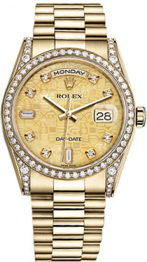 Rolex Day-Date 36 Orologio in oro giallo 18 carati massiccio 118388