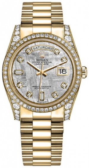 Rolex Day-Date 36 Diamond Solid Gold Watch 118388