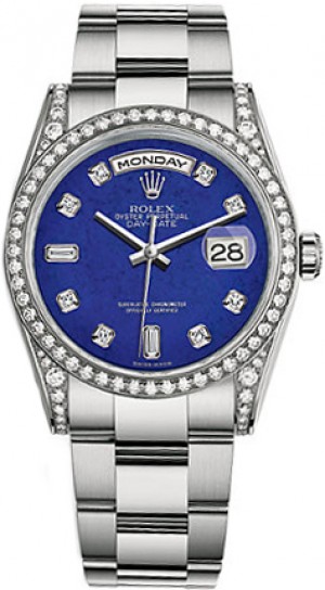 Rolex Day-Date 36 Orologio d'oro Rolex Day-Date 36 Blue Dial 118389