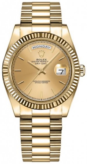 Rolex Day-Date 36 Orologio da donna in oro giallo 18 carati 128238