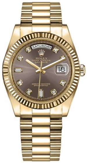 Rolex Day-Date 36 Orologio da donna Rolex Day-Date 36 Dark Grey Dial 128238