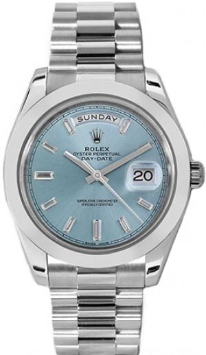Rolex Day-Date 40 Platinum Watch 228206