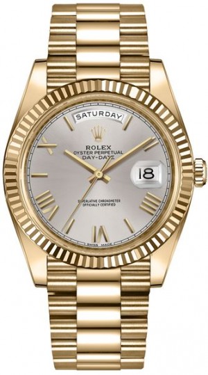 Rolex Day-Date 40 Orologio President Bracciale in oro massiccio 228238