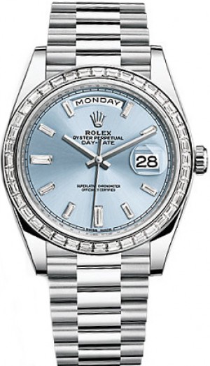 Rolex Day-Date 40 Platinum Orologio da uomo 228396TBR
