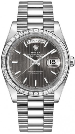 Rolex Day-Date 40 Diamond Bezel Orologio da uomo 228396TBR